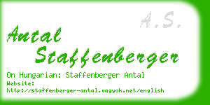 antal staffenberger business card